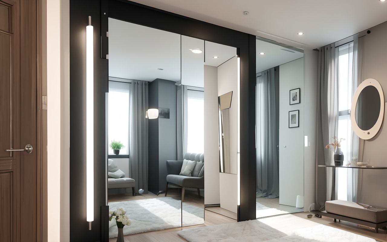 Интеграция умных зеркал и автоматических вешалок в современные прихожие