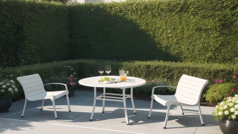 Дачные столы из пластика