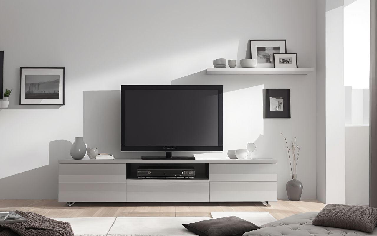 ТВ-тумбы на ножках – легкость и воздушность