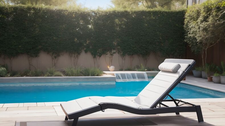 Шезлонги с подголовником и подлокотниками