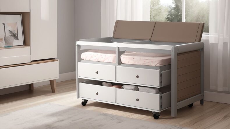 Пеленальные столики с бортиками и ремнями – максимальная безопасность