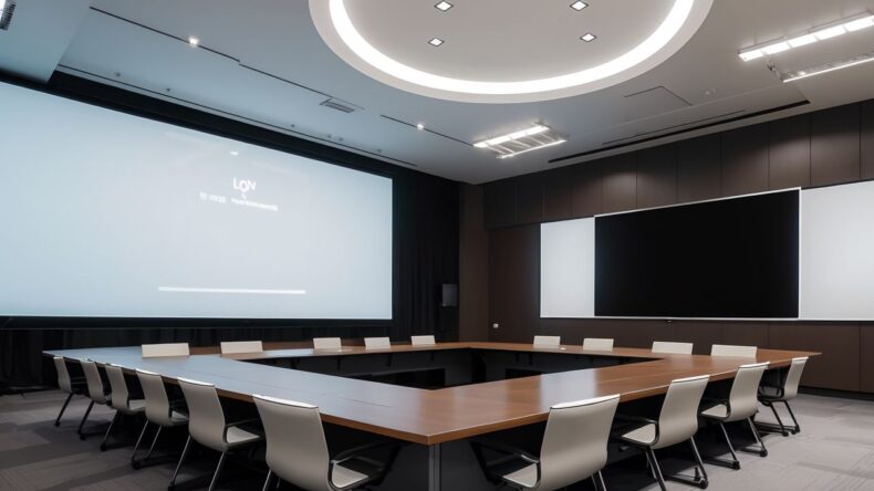 Переговорные столы с LED-экраном