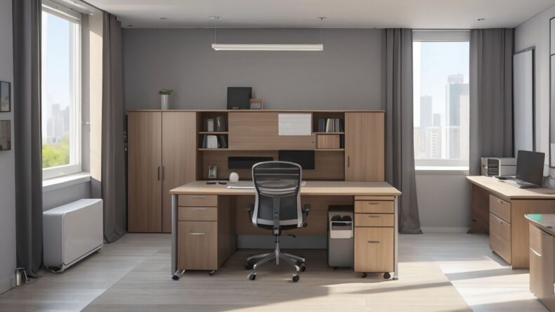 Рабочие столы с выдвижной клавиатурой